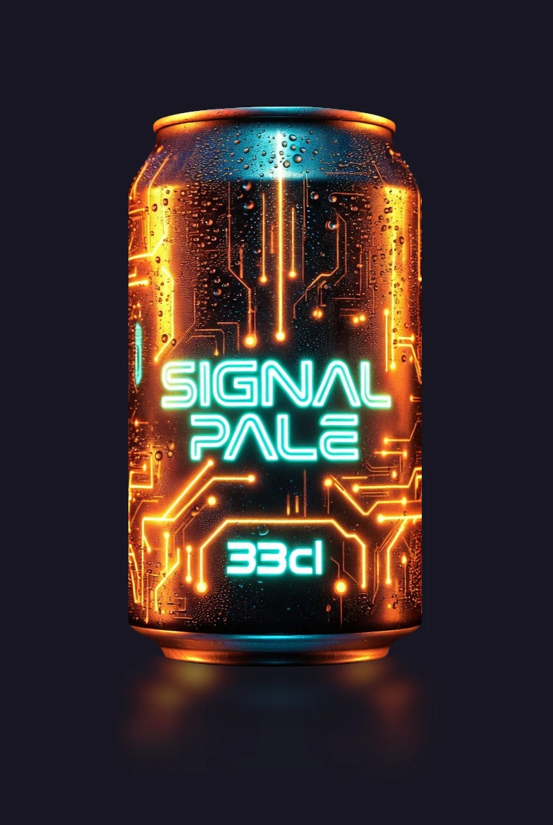 Canette de bière Signal Pale 33cl